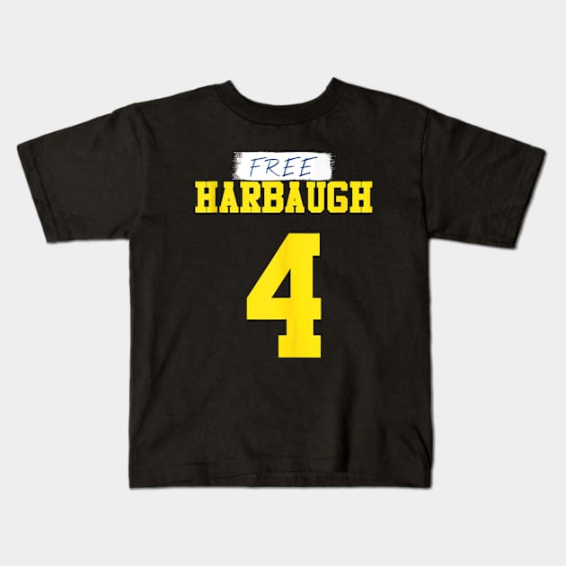 Harbaugh, Free Harbaugh Shirt For Men Women Kids T-Shirt by KontonZen